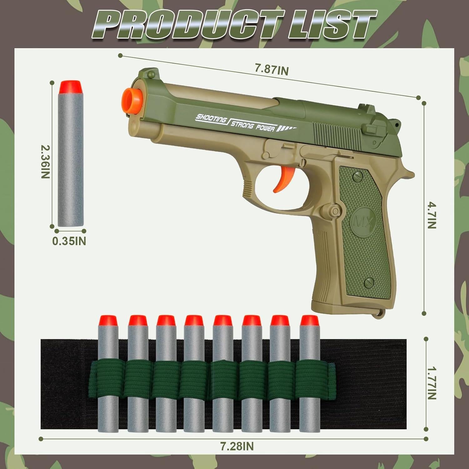 Set de 2 Pistolas de Juguete Blaster THINK WING con 20 Dardos