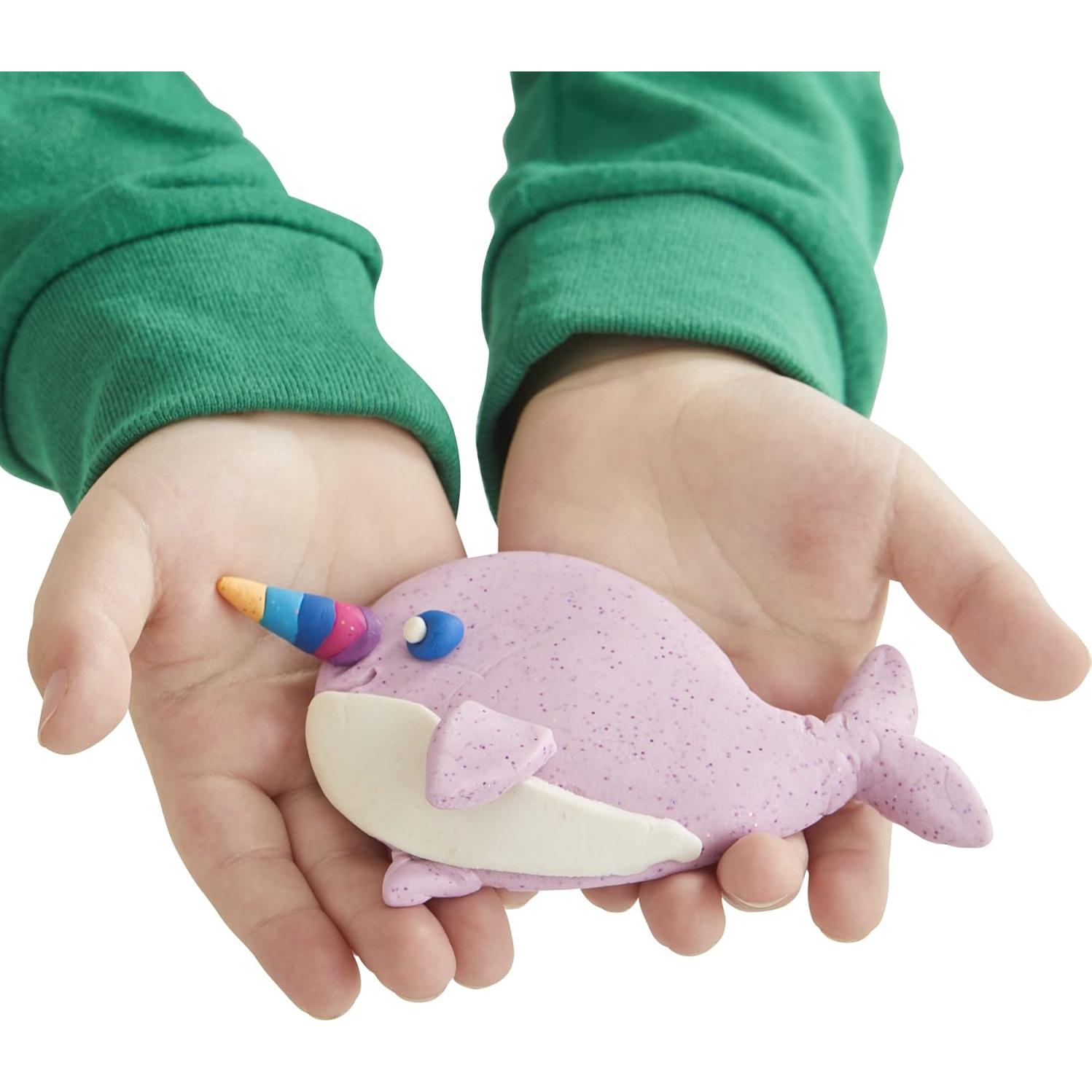 Play-Doh Paquete de Variedad Brillante y Aromas 16 Latas 907g