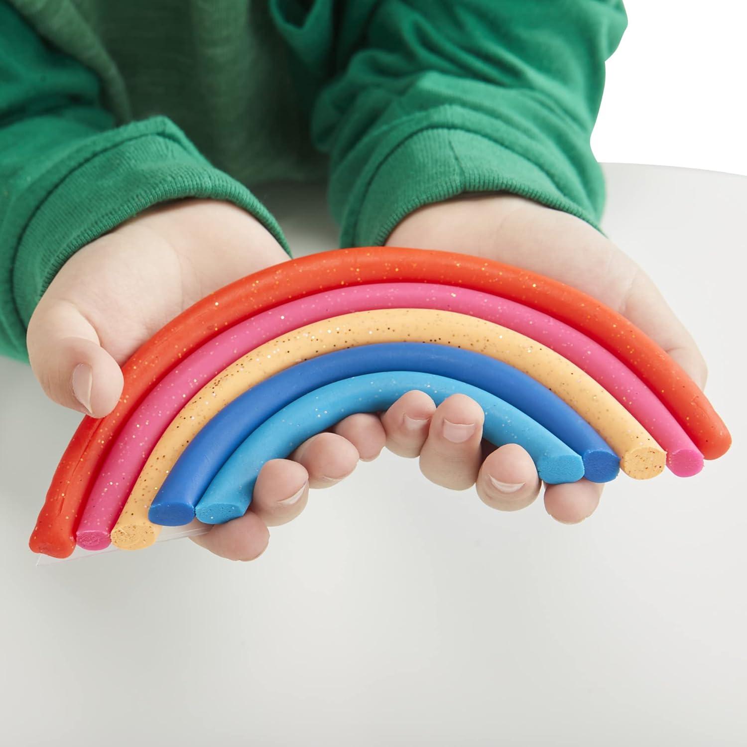 Play-Doh Paquete de Variedad Brillante y Aromas 16 Latas 907g