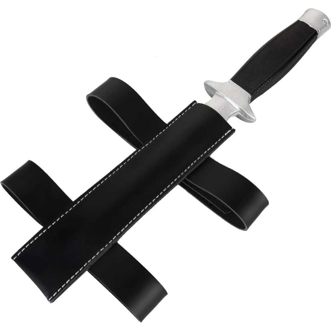 Cuchillo de Bebé Prop de Espuma Voyiparty con Funda de Cuero