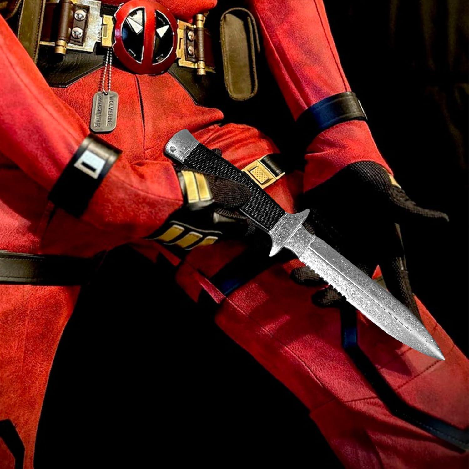 Cuchillo de Bebé Prop de Espuma Voyiparty con Funda de Cuero