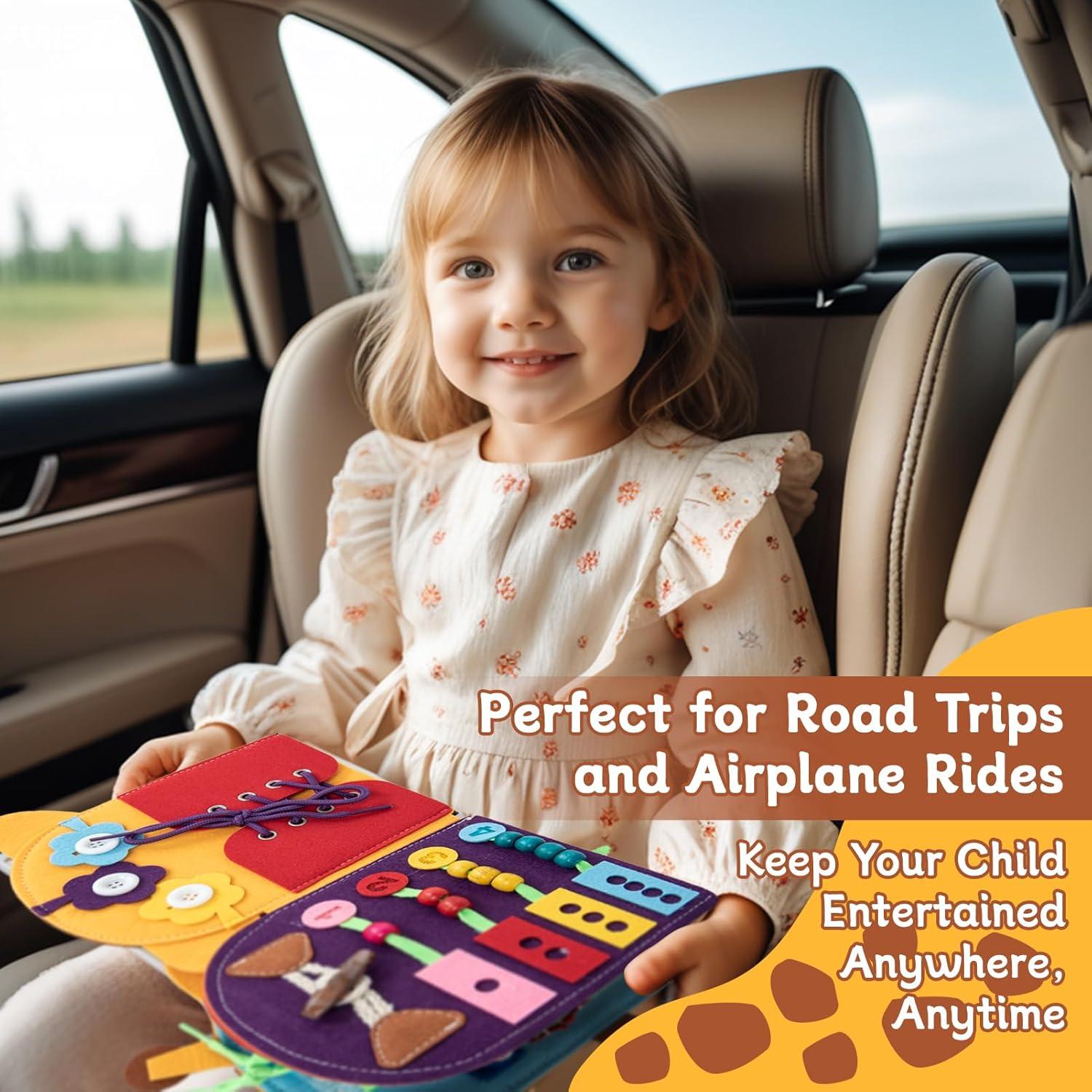 Libro Sensorial de Fieltro Edusense para Niños 1-3 Años