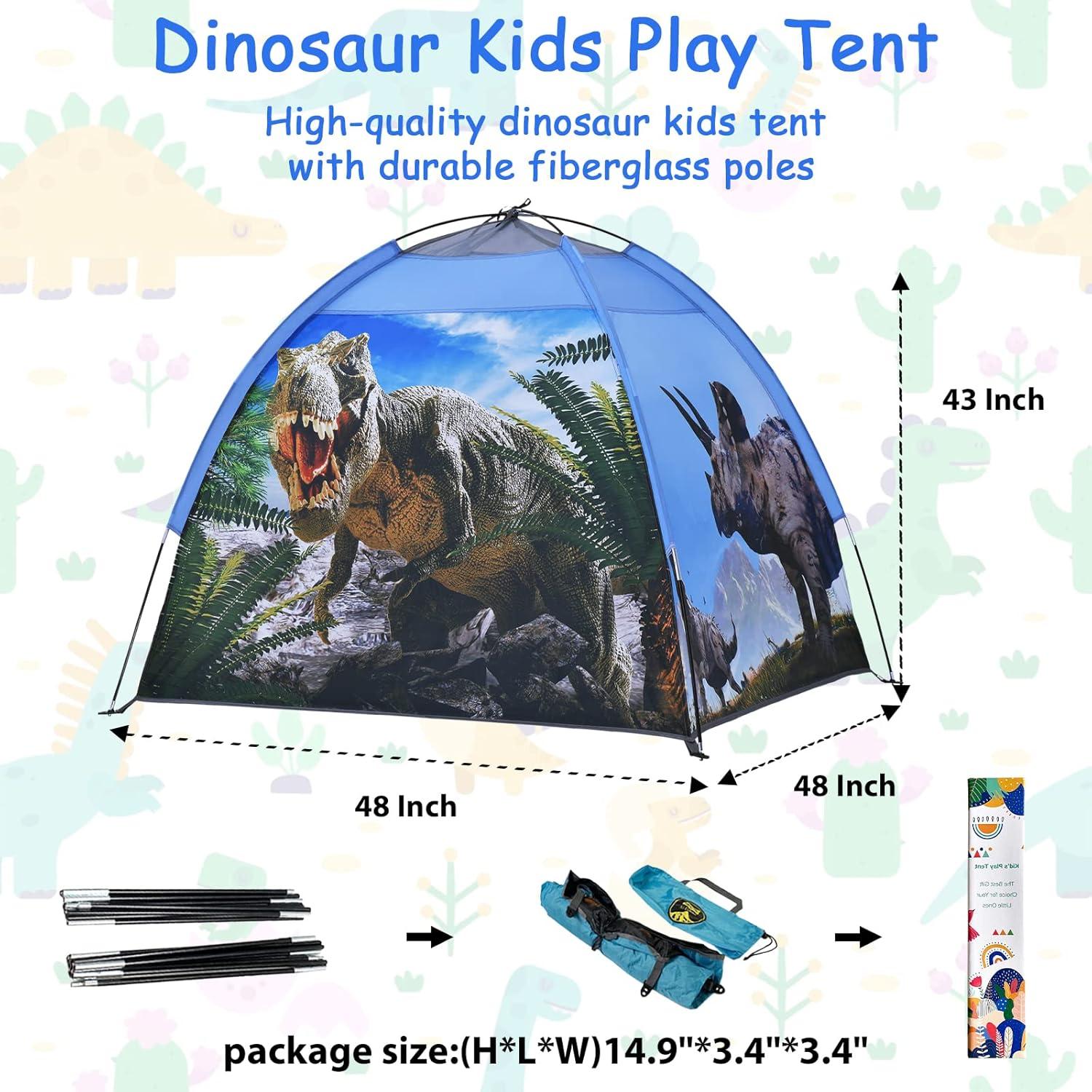 Tienda de Juego para Niños Ai-Uchoice Dinosaurio 121.9x121.9cm
