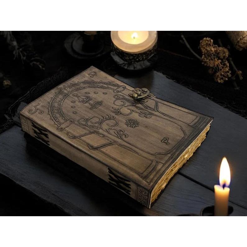 Diario de Cuero Hobbit Foja Handicraft 17.7x13.1 cm Carbón