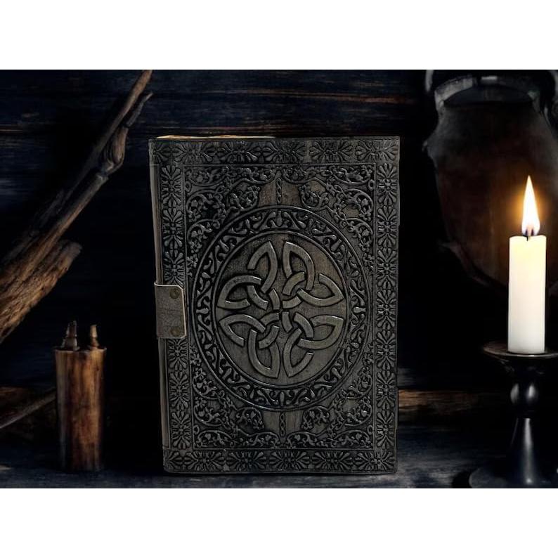 Diario de Cuero Hobbit Foja Handicraft 17.7x13.1 cm Carbón