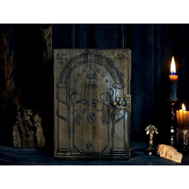 Diario de Cuero Hobbit Foja Handicraft 17.7x13.1 cm Carbón