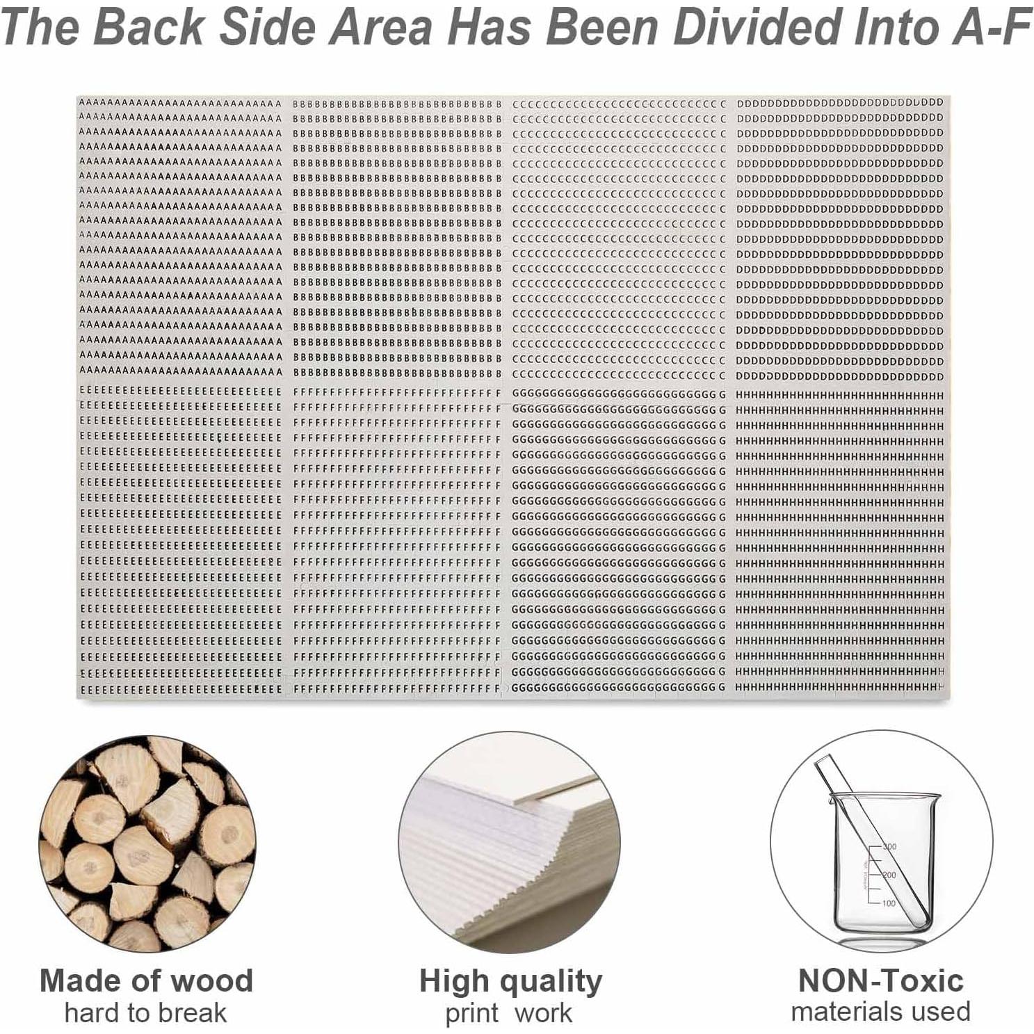 Rompecabezas de Madera 500 Piezas AFCBIYUN 52x38 cm