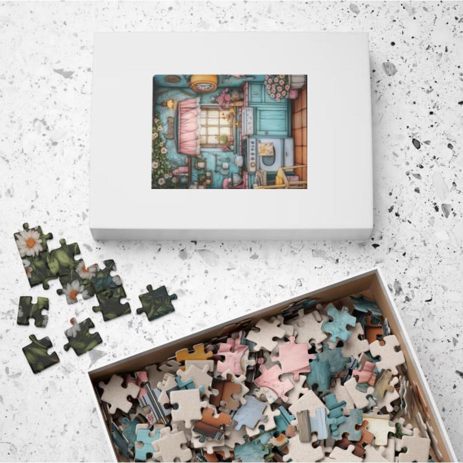 Rompecabezas de Madera 500 Piezas AFCBIYUN 52x38 cm