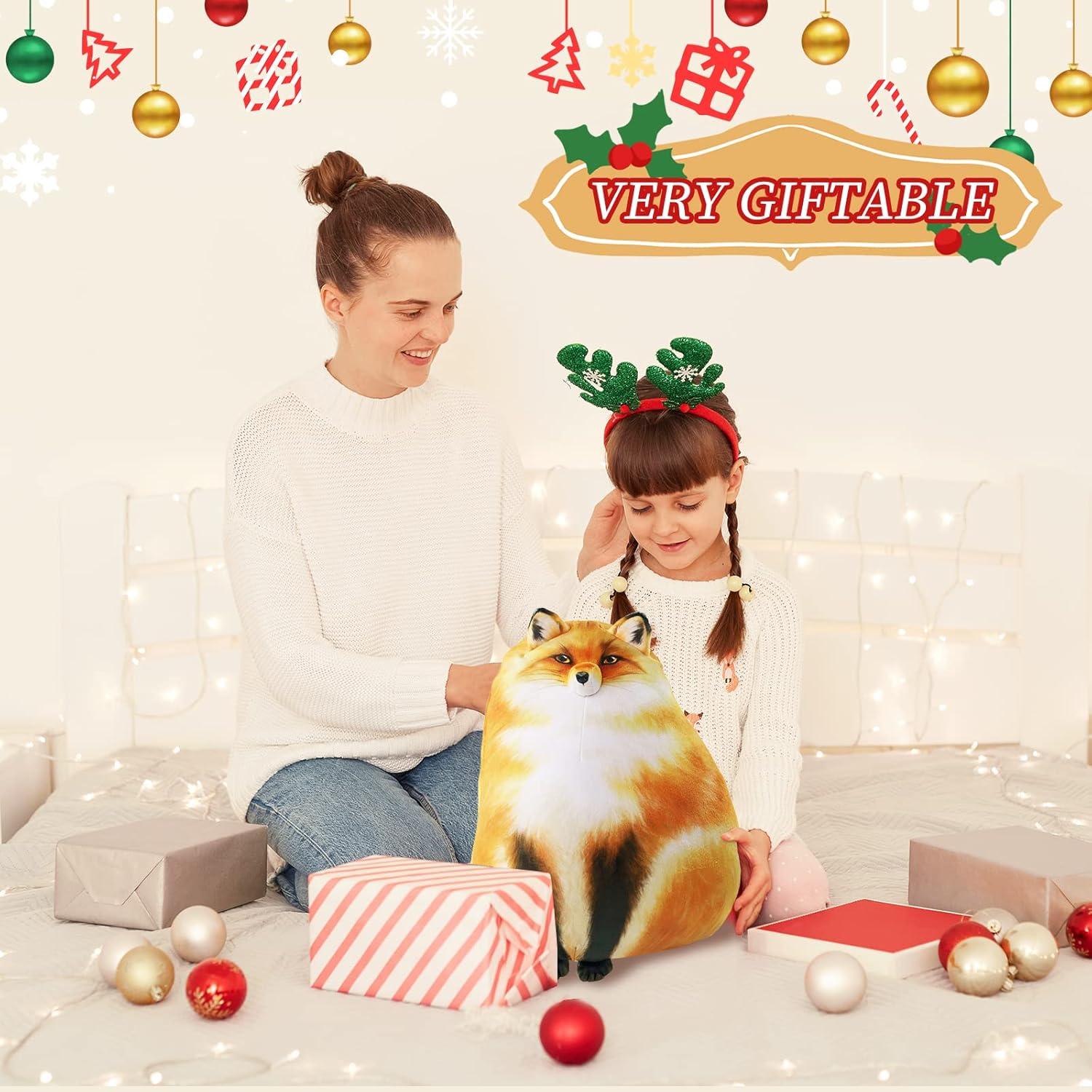 Almohada de Peluche Zorro Jason Toys 35.5 cm Suave y Lindo