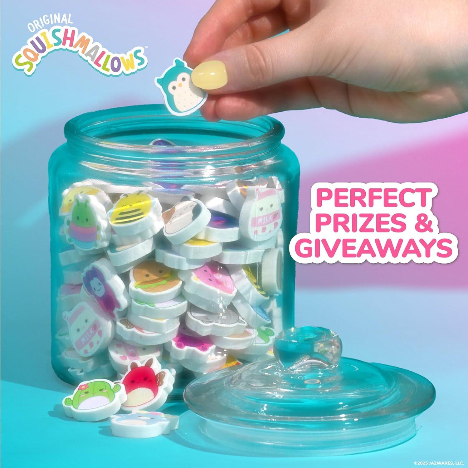 Conjunto de 25 Borradores Mini Squishmallows Originales