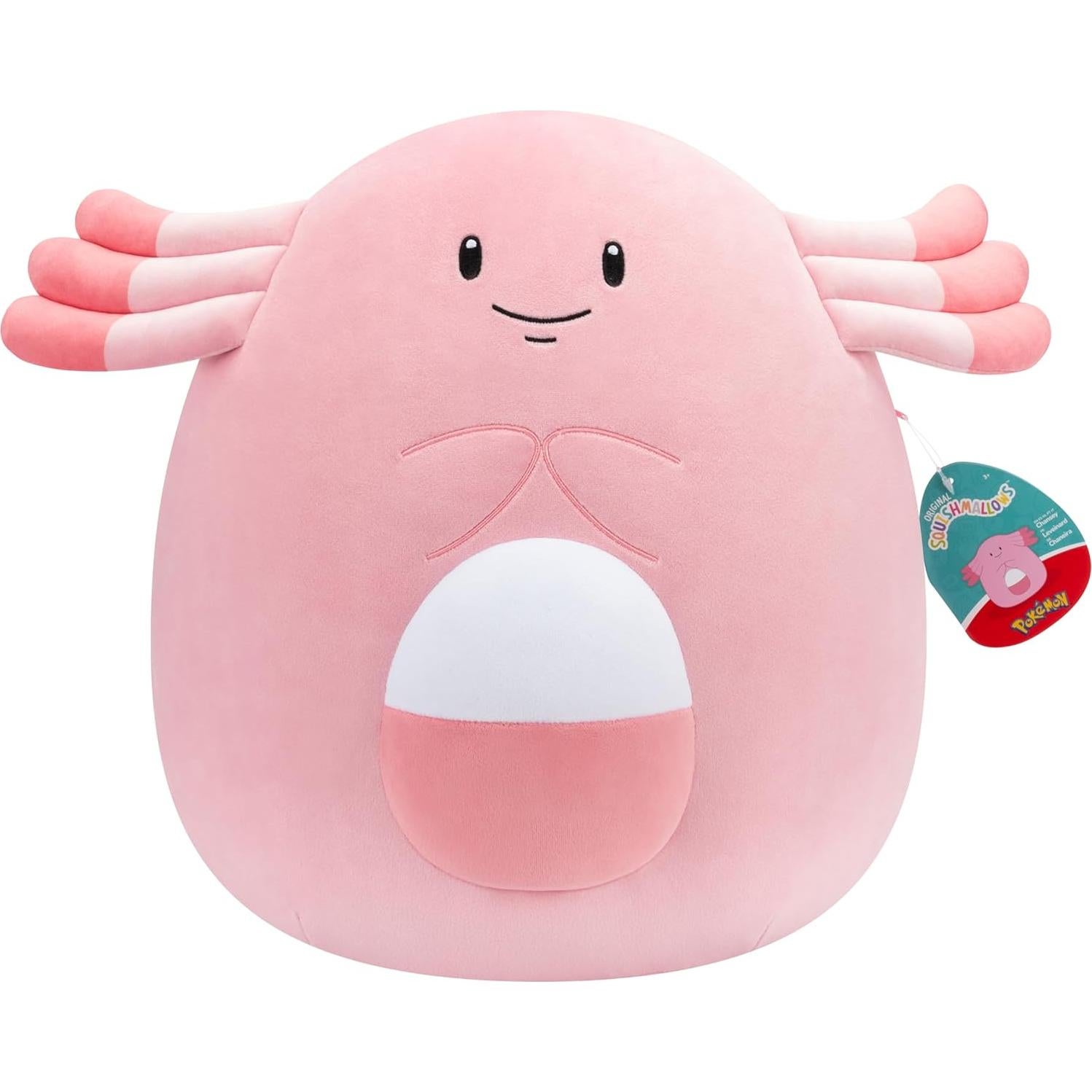 Peluche Chansey 35.56 cm Squishmallows Pokémon Jazwares