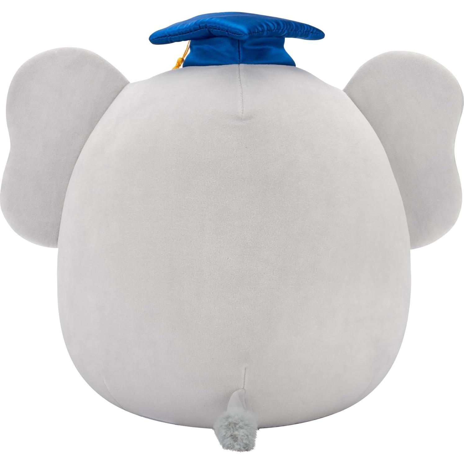 Peluche Squishmallows Lemus Elefante Gris 30.5cm con Gorra