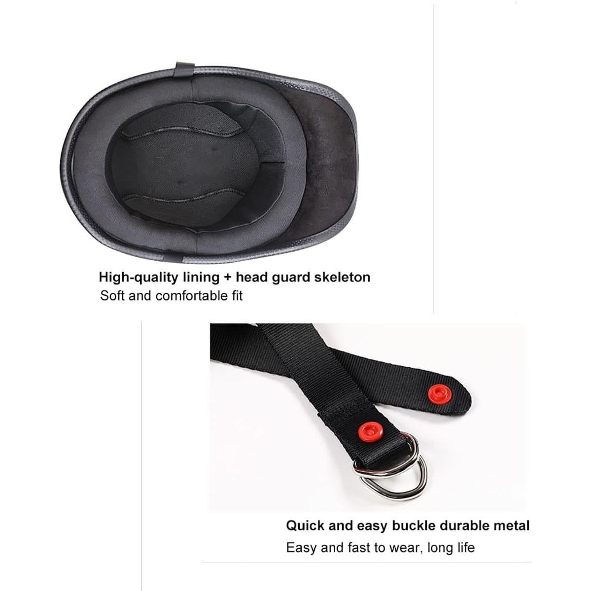 Casco de motocicleta Half-Shell Jet SDFGDFD M 57-58cm