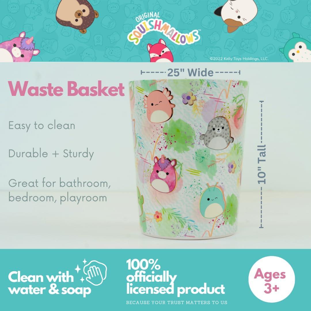 Cubo de Basura Squishmallows Franco 6.8L Estándar Colorido