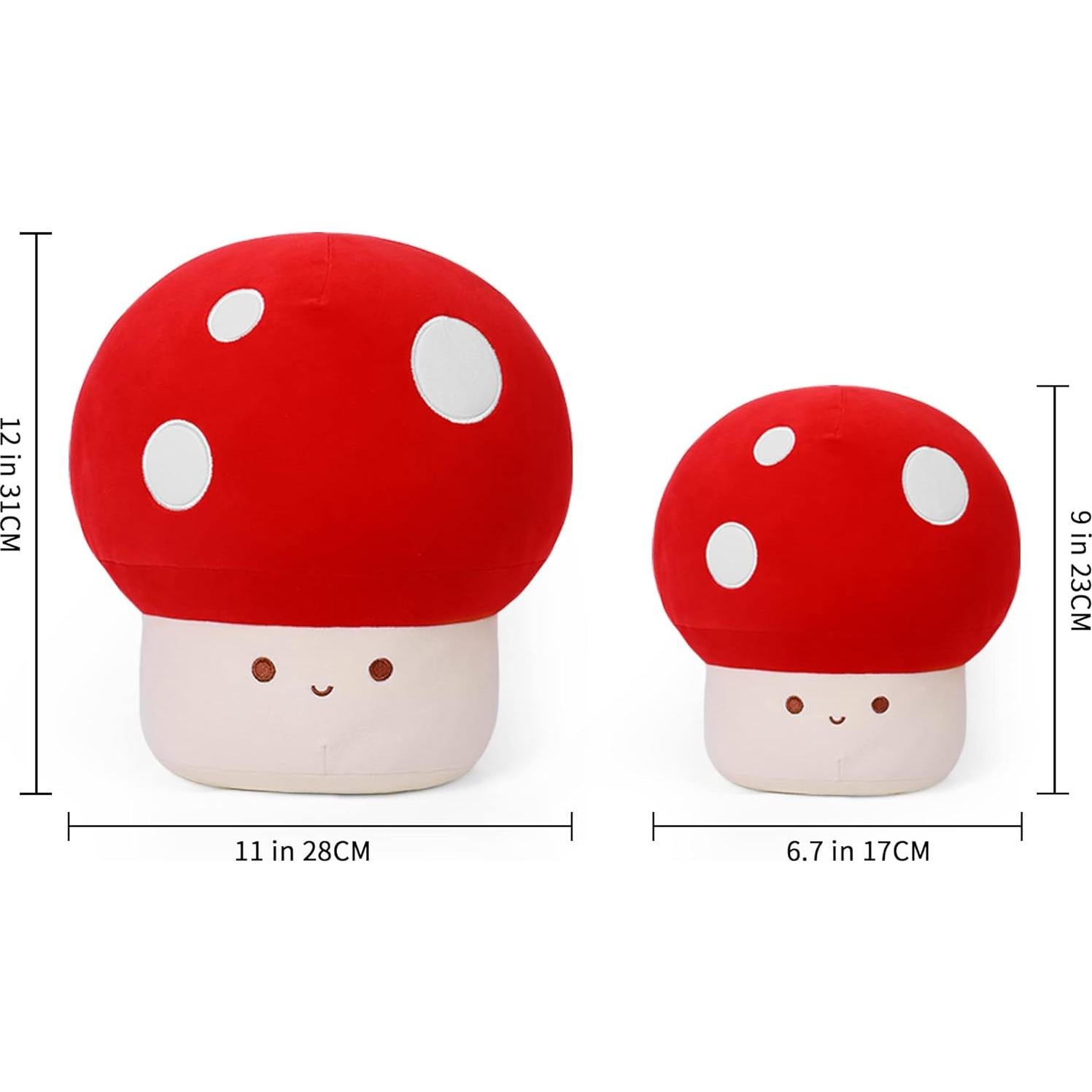 Almohada de Hongo de Peluche E-Tech 30.48 cm Suave y Lindo