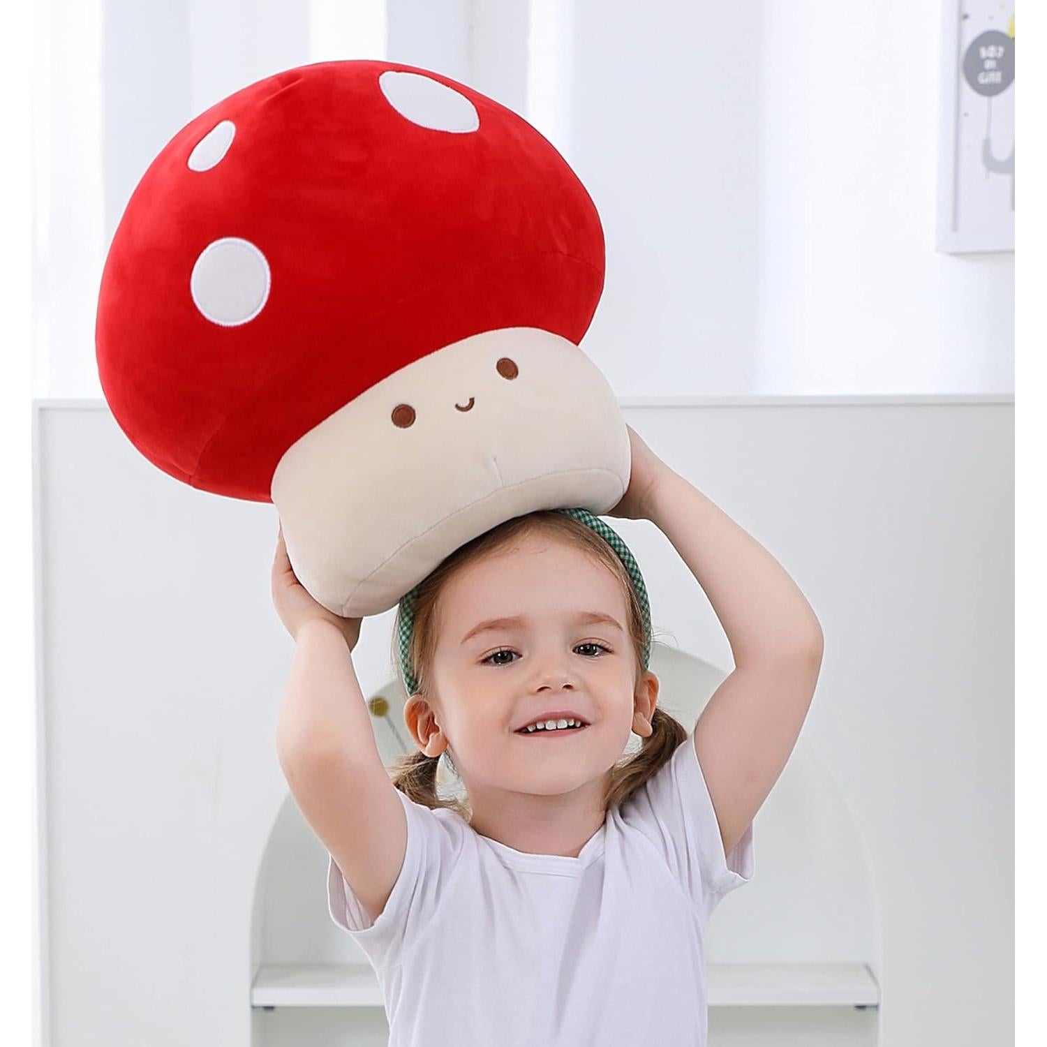 Almohada de Hongo de Peluche E-Tech 30.48 cm Suave y Lindo