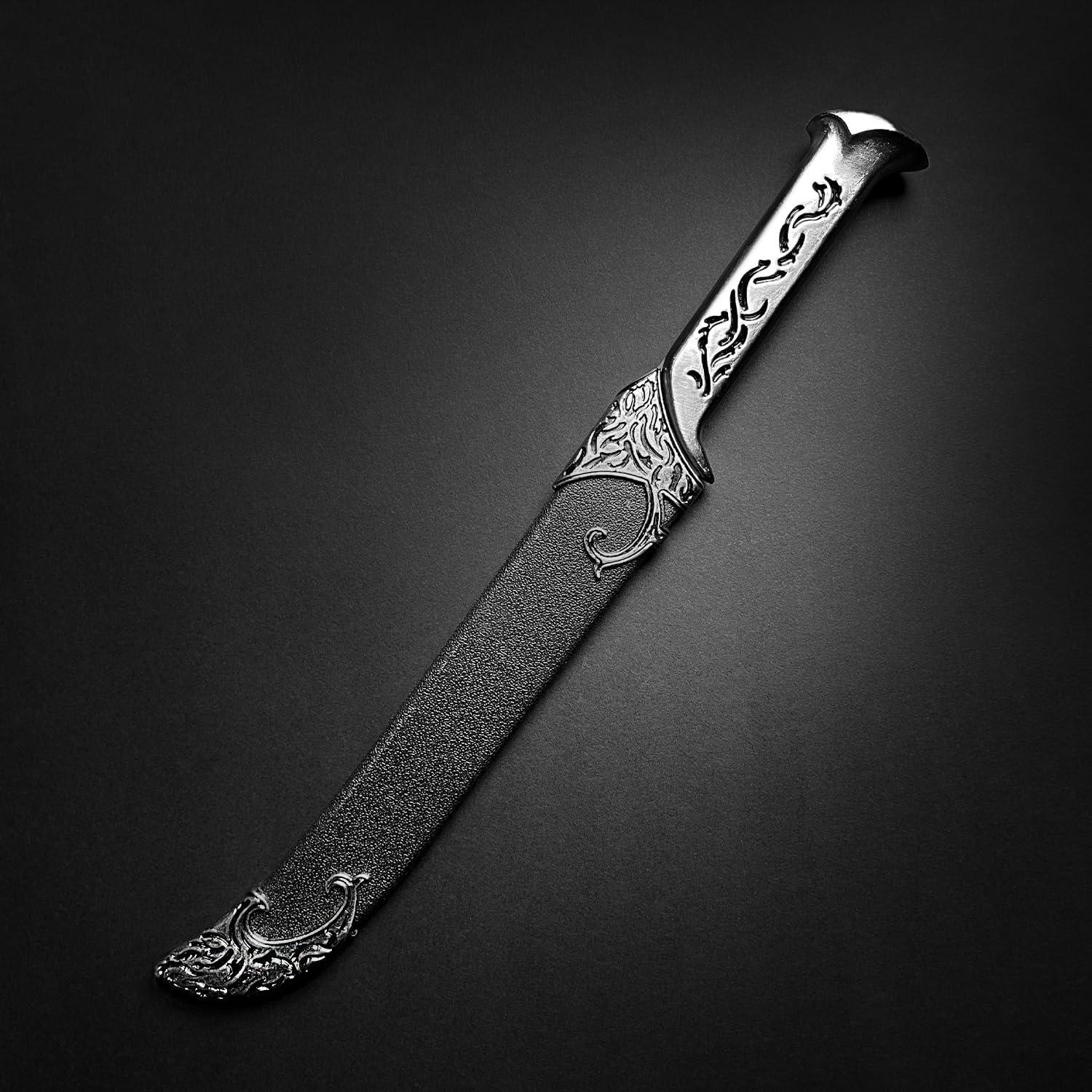 Daga Élfica Medieval Otakumod 27.94 cm con Funda de Cuero