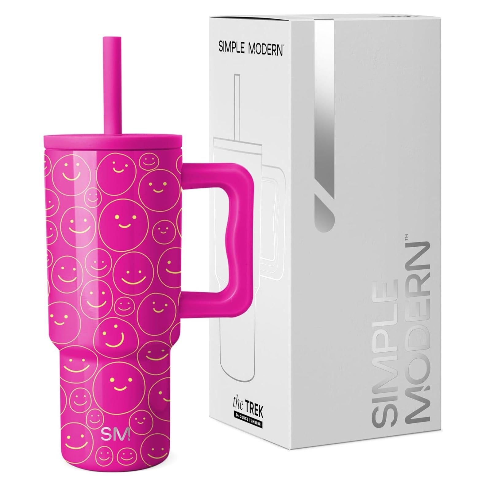 Taza Simple Modern Kids 710 ml con Asa y Tapa de Pajita