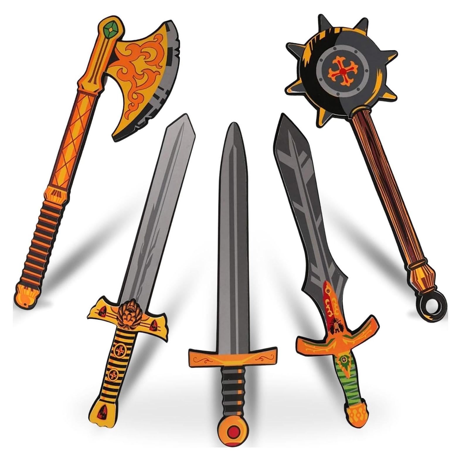 Set de Espadas y Armas de Espuma 6 Piezas Liberty Imports