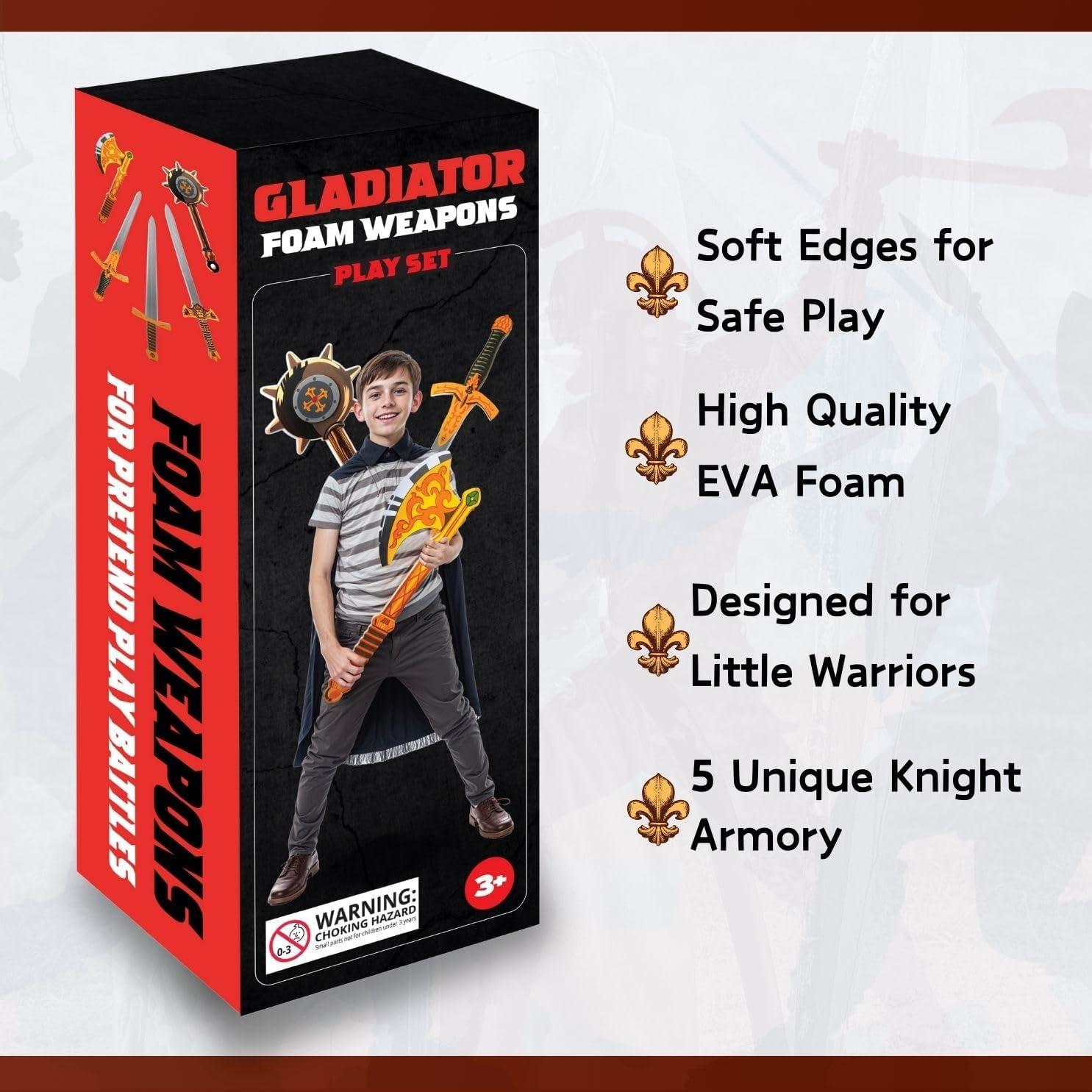 Set de Espadas y Armas de Espuma 6 Piezas Liberty Imports