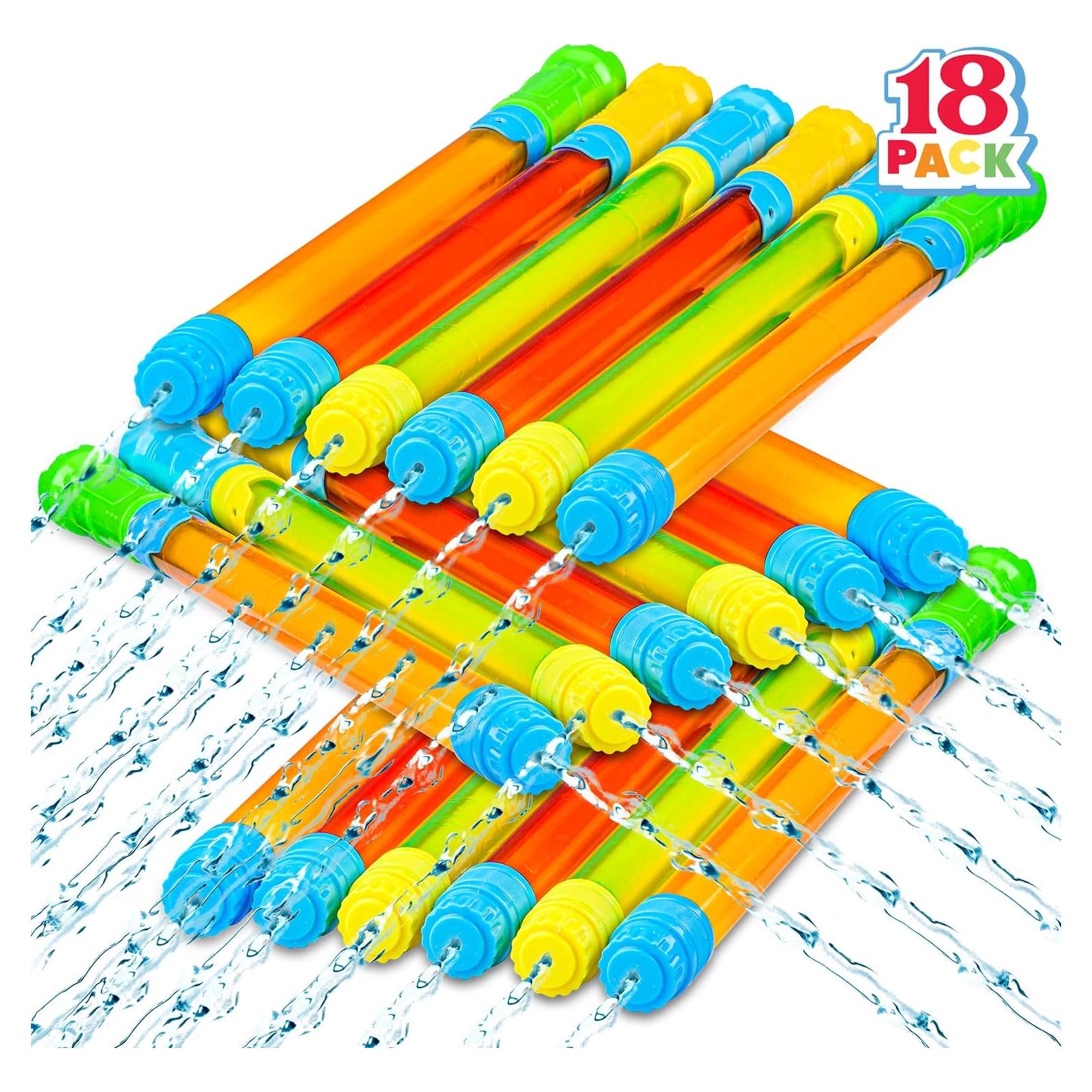 Paquete de 18 Pistolas de Agua Joyin 41.91 cm para Niños