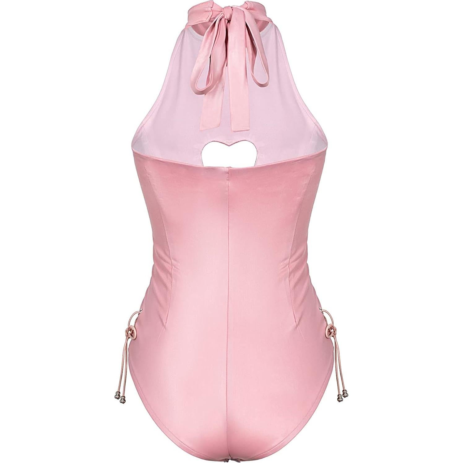 Disfraz de Conejita Rosa para Mujeres con Guantes y Orejas