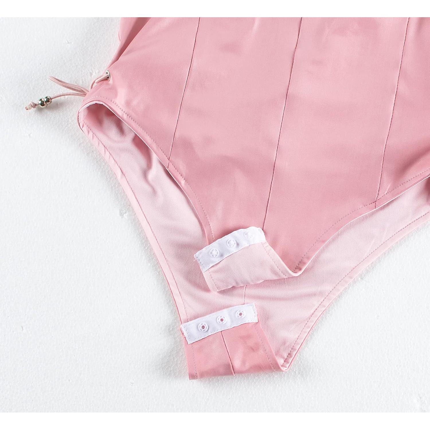 Disfraz de Conejita Rosa para Mujeres con Guantes y Orejas