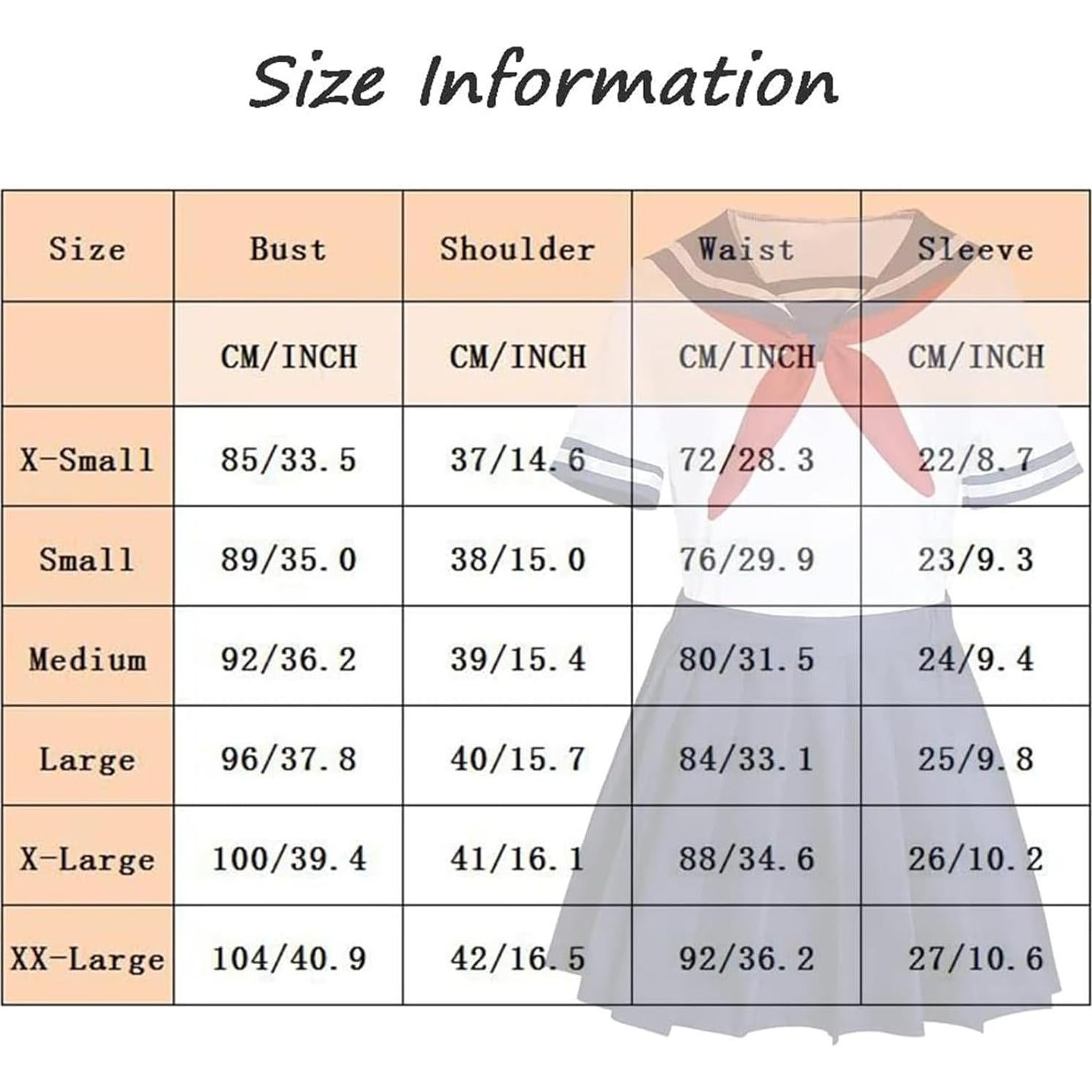 Disfraz de Marinera Japonesa MYUPDALIN para Mujeres - X-Large