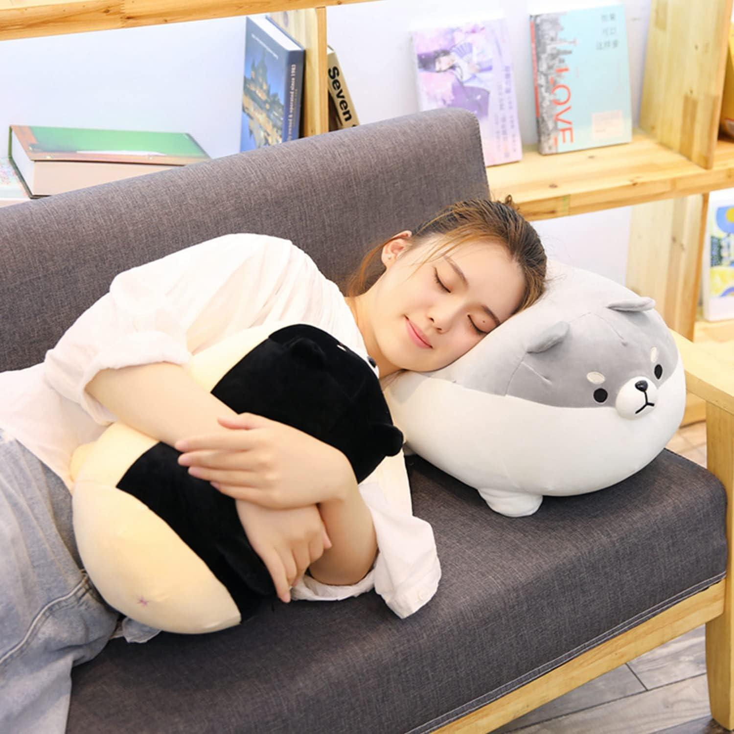 Almohada de Peluche Shiba Inu 50 cm Junmeng Suave Kawaii