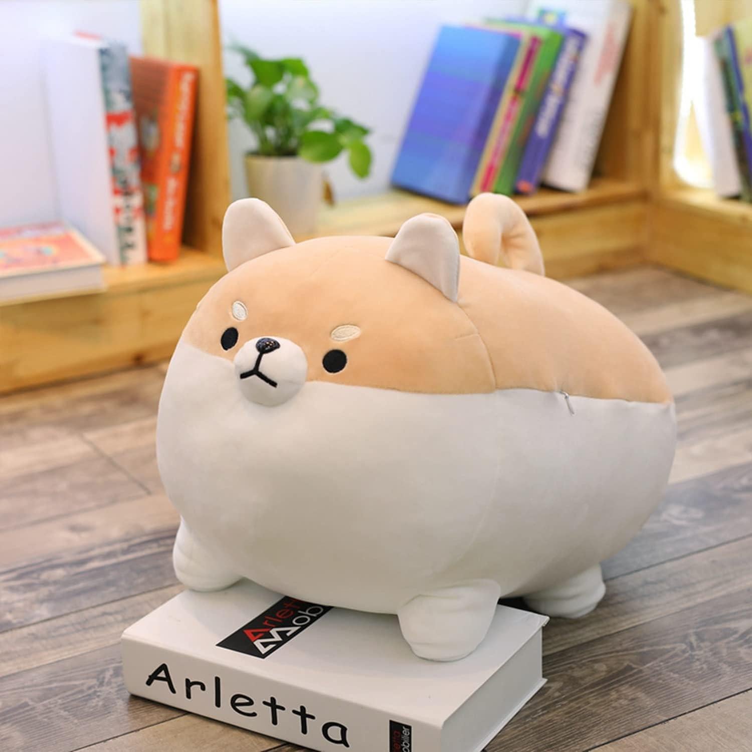 Almohada de Peluche Shiba Inu 50 cm Junmeng Suave Kawaii