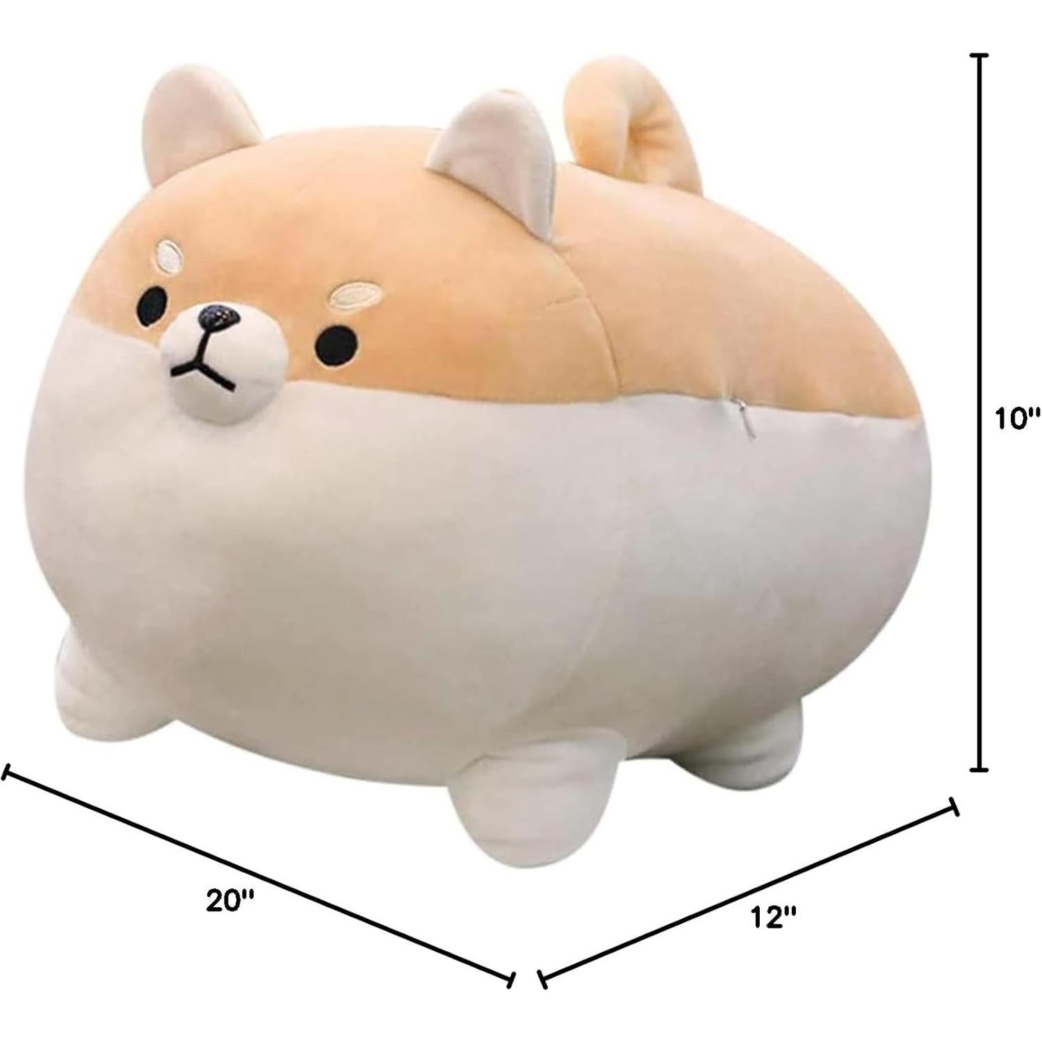 Almohada de Peluche Shiba Inu 50 cm Junmeng Suave Kawaii