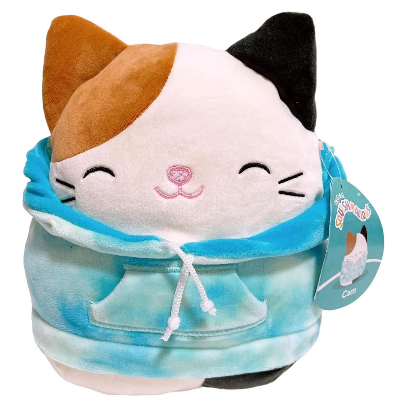 Squishmallows Juguete de Peluche Cam El Gato 20 cm