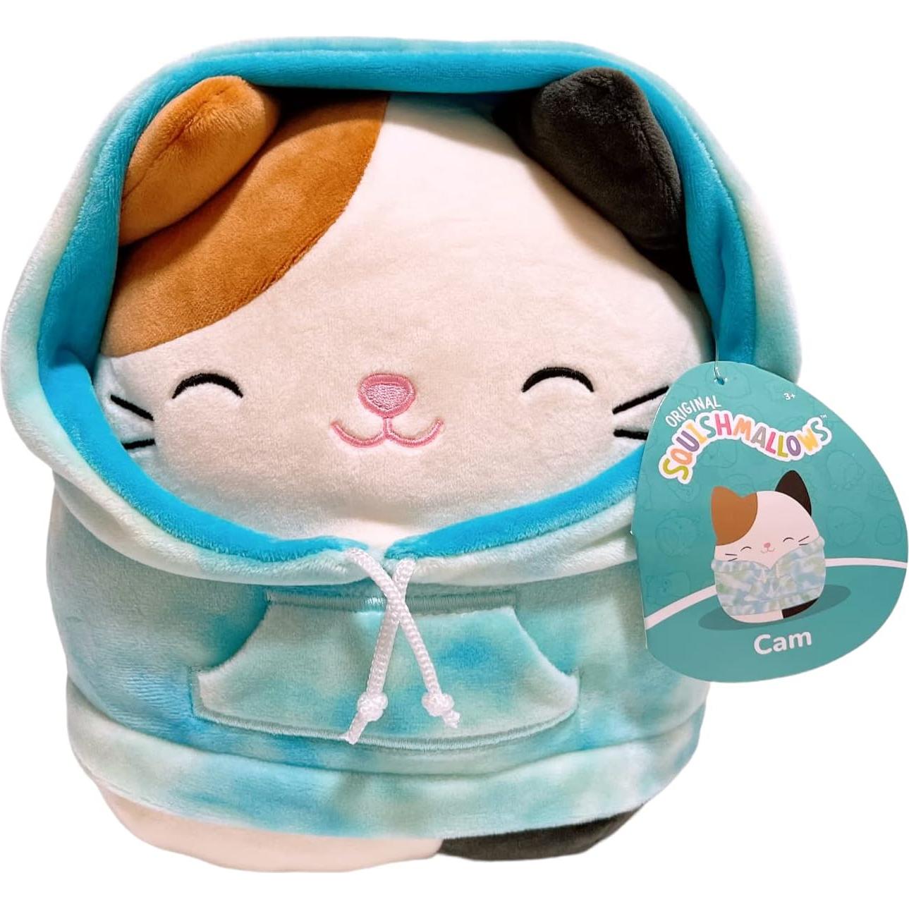 Squishmallows Juguete de Peluche Cam El Gato 20 cm