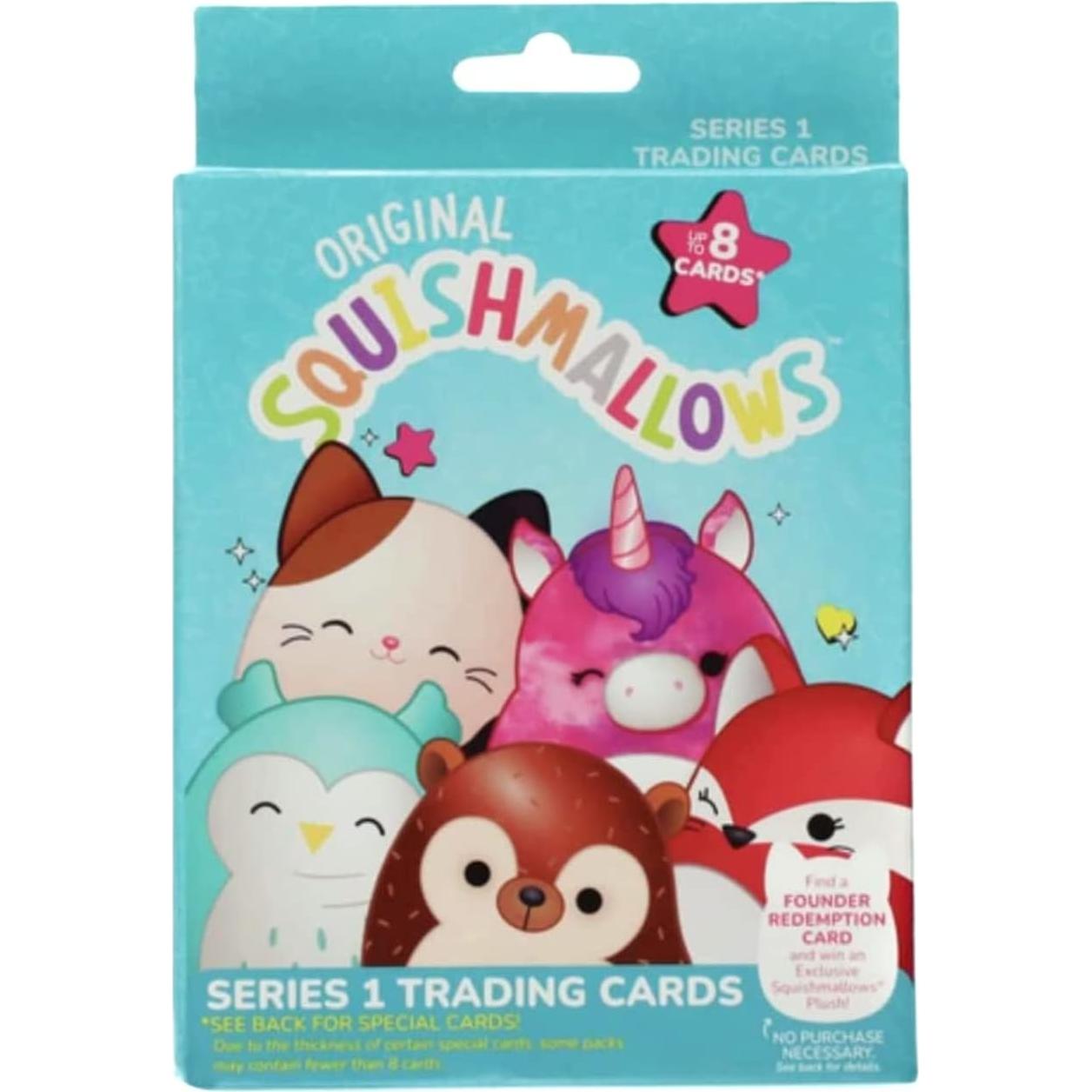 Tarjetas de Comercio Squishmallows Kellytoy 2023 - Paquete de 6