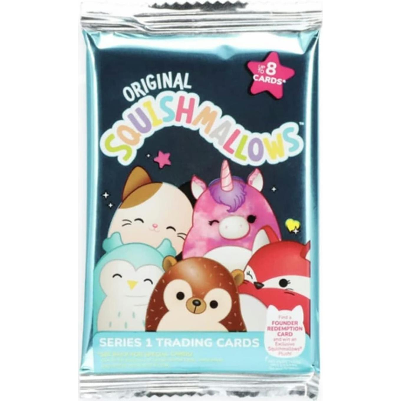 Tarjetas de Comercio Squishmallows Kellytoy 2023 - Paquete de 6