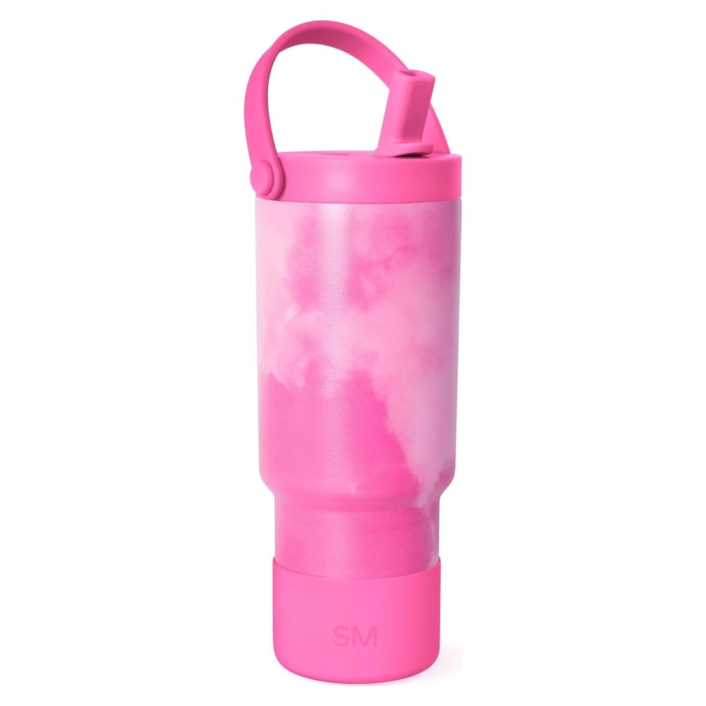 Botella de Agua Simple Modern Trek Pivot 24oz Rosa Tie Dye