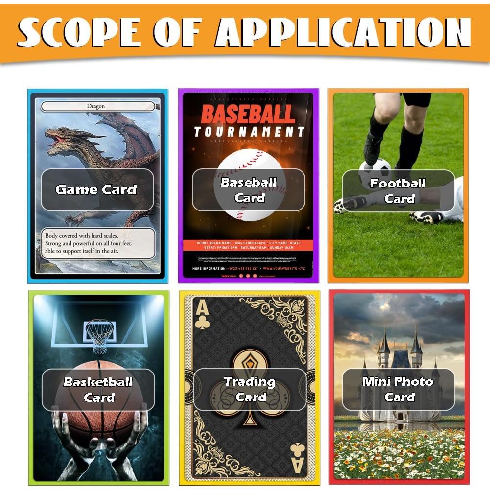 Mangas de Cartas Toyopeny Naranja-Negro 66x91mm 200 Unidades