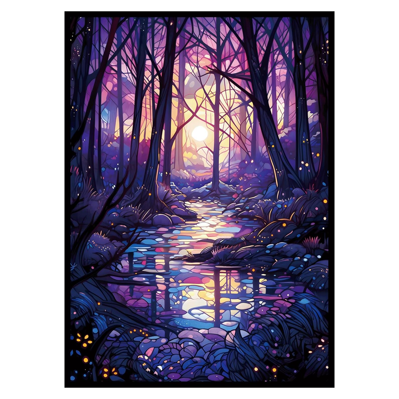 Mangas para Cartas Kiiransr - Pantano - 100 Unidades Estándar