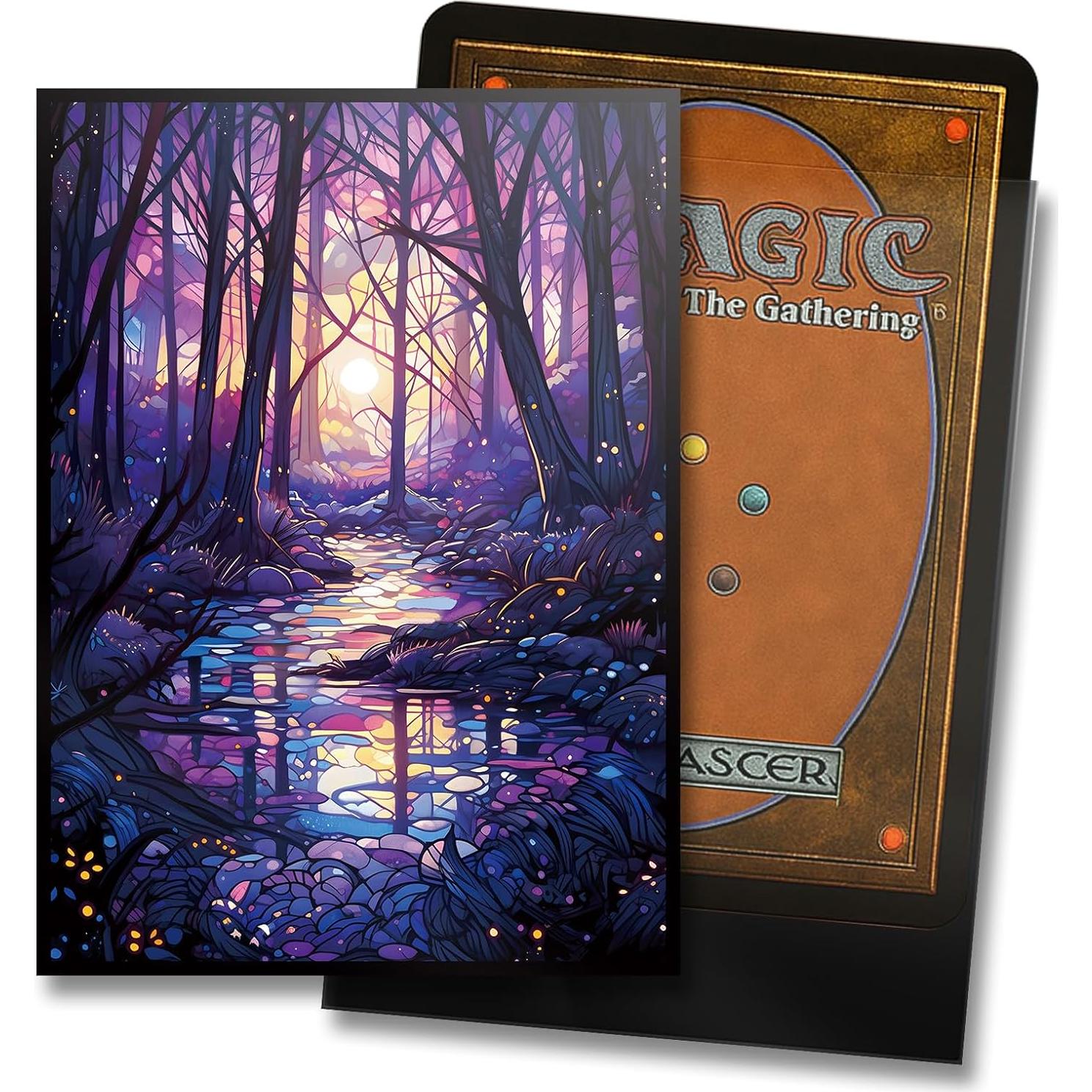 Mangas para Cartas Kiiransr - Pantano - 100 Unidades Estándar