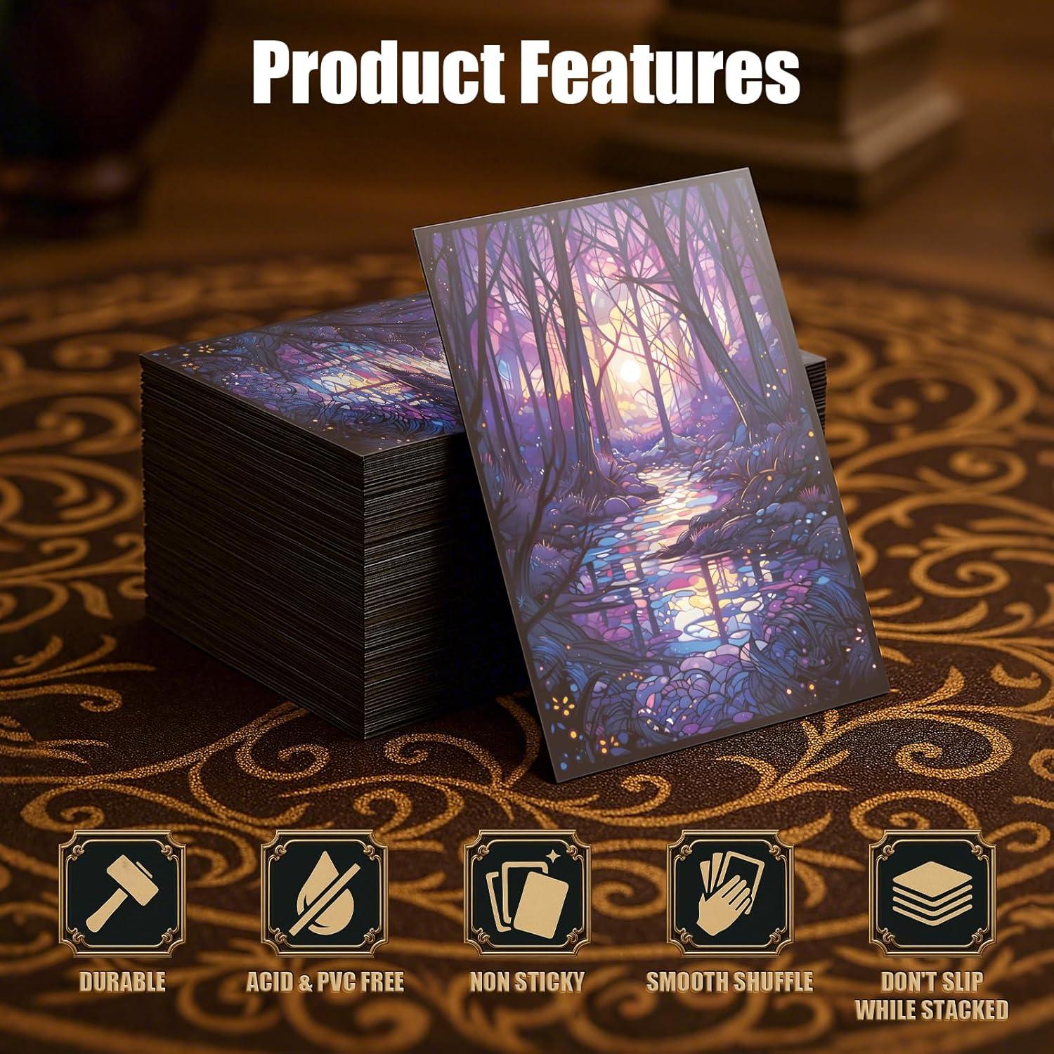 Mangas para Cartas Kiiransr - Pantano - 100 Unidades Estándar