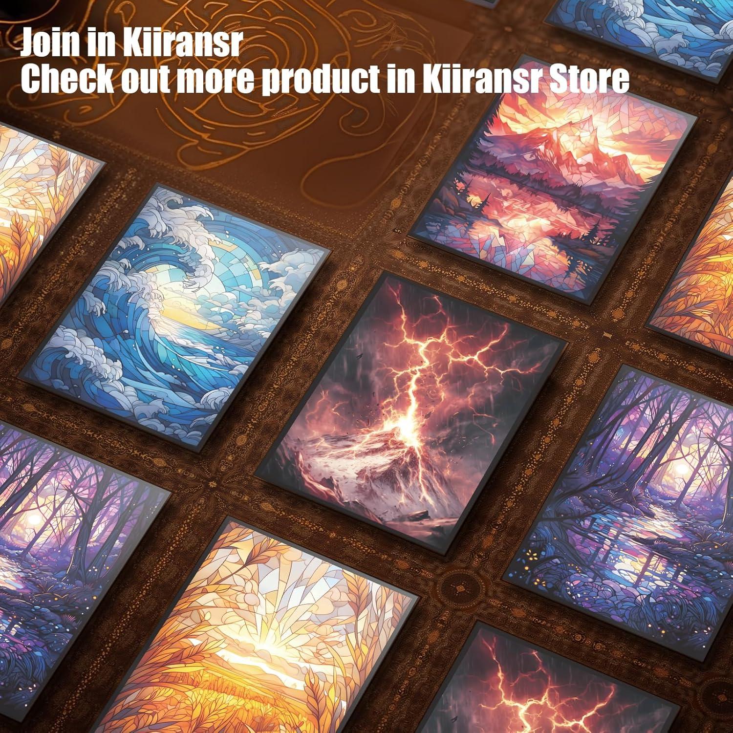 Mangas para Cartas Kiiransr - Pantano - 100 Unidades Estándar