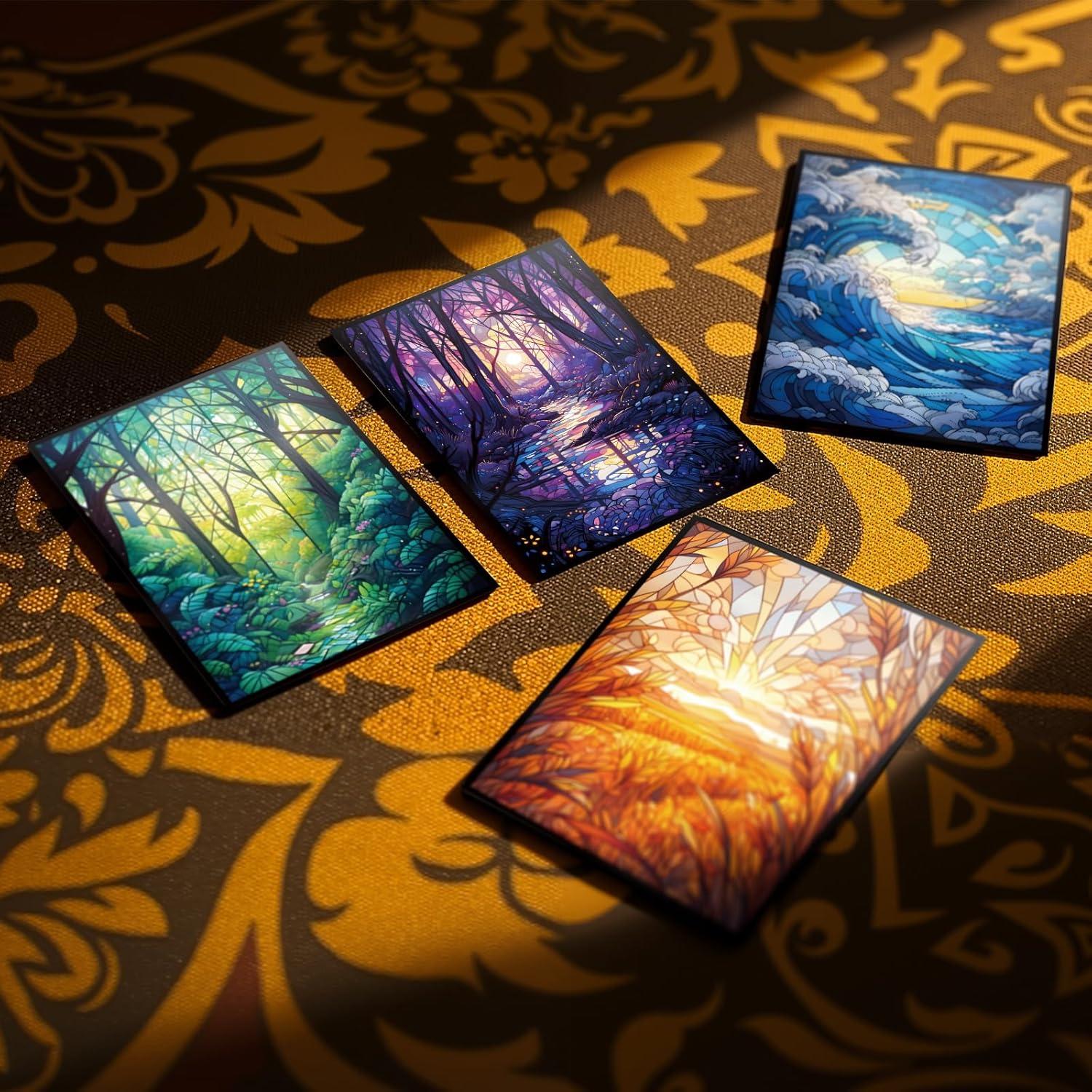 Mangas para Cartas Kiiransr - Pantano - 100 Unidades Estándar