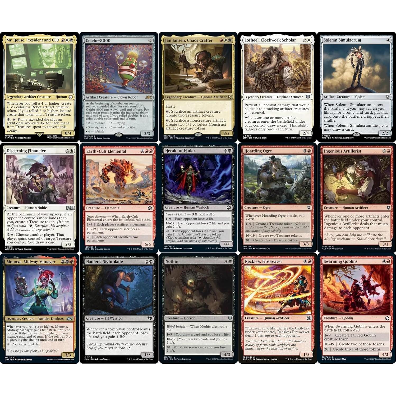 Baraja Commander Obeka Grixis 100 cartas MTG - Mantenimiento