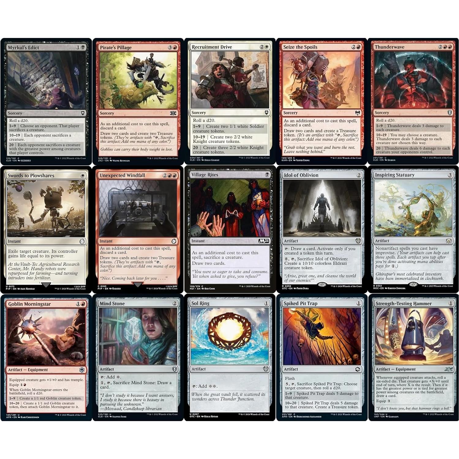 Baraja Commander Obeka Grixis 100 cartas MTG - Mantenimiento