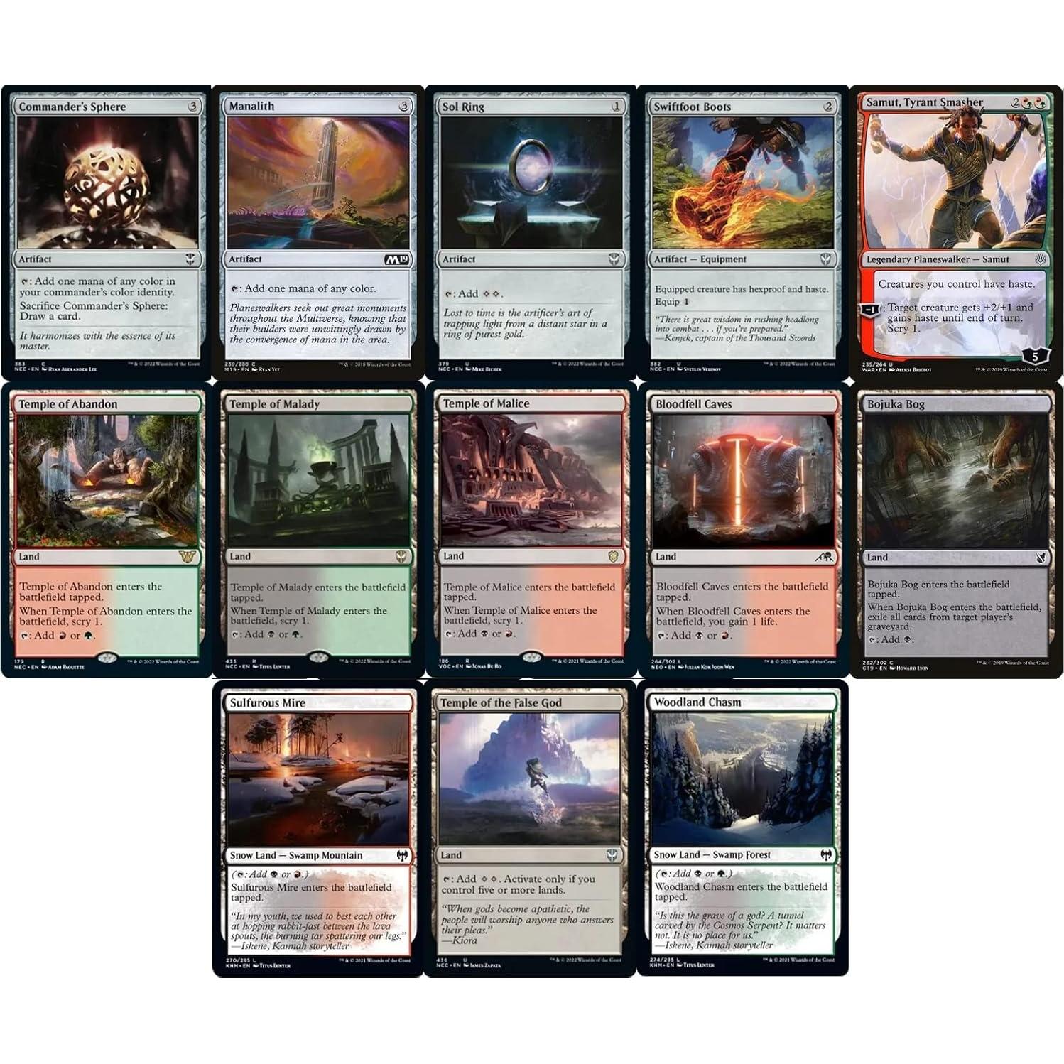 Baraja de Sacrificio Jund Ziatora - 100 Cartas EDH - MTG