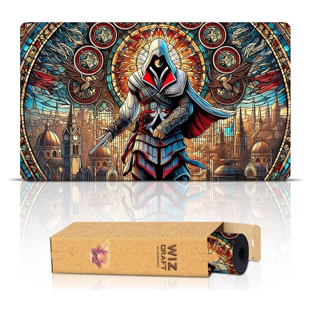 Tapete de Juego MTG Paramint Asesino de Vidrio Templado 35.5x61cm