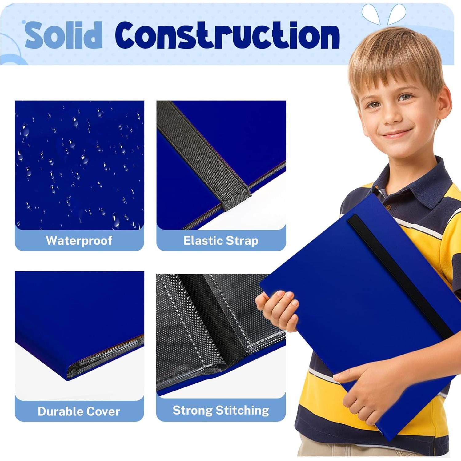 Carpeta de Cartas PUPTILY Cobalto 20 Páginas 360 Cartas