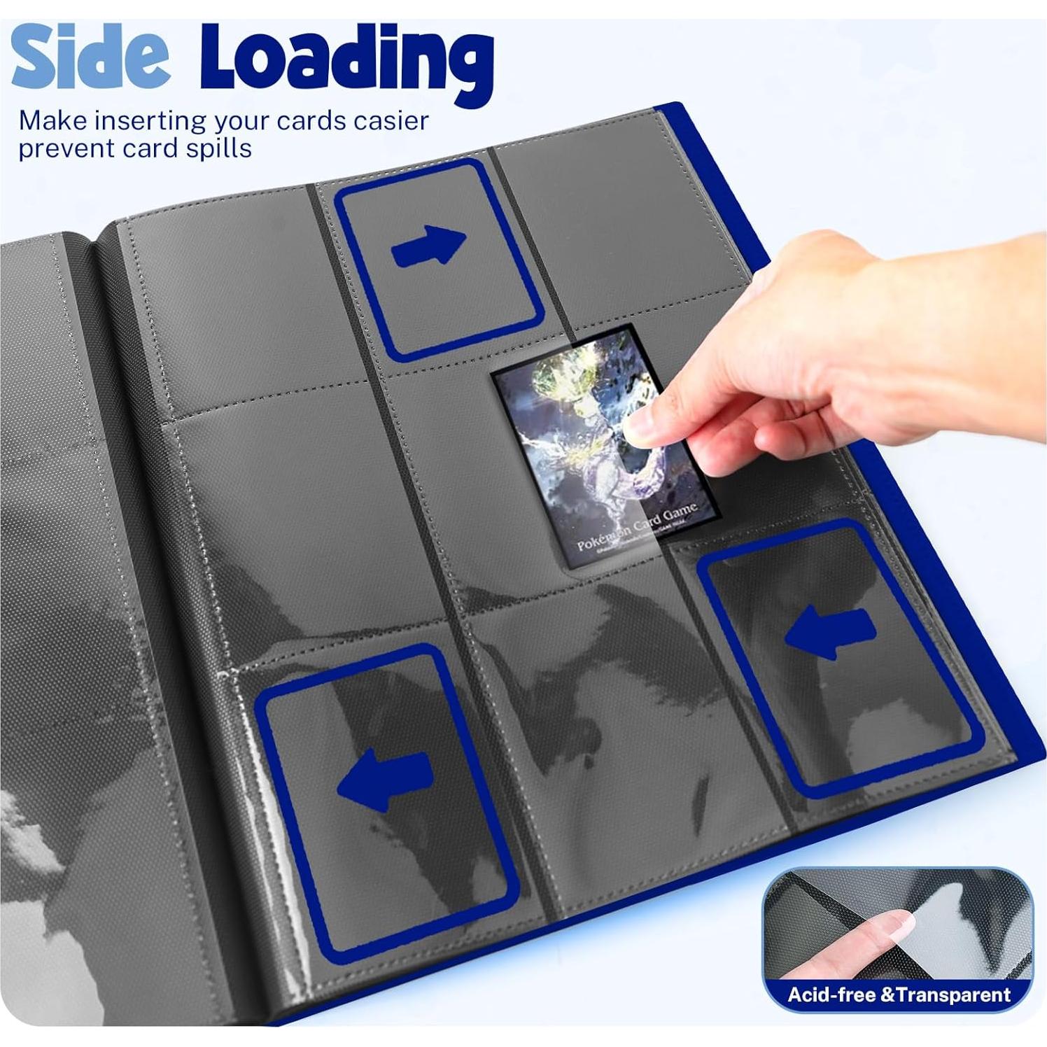 Carpeta de Cartas PUPTILY Cobalto 20 Páginas 360 Cartas