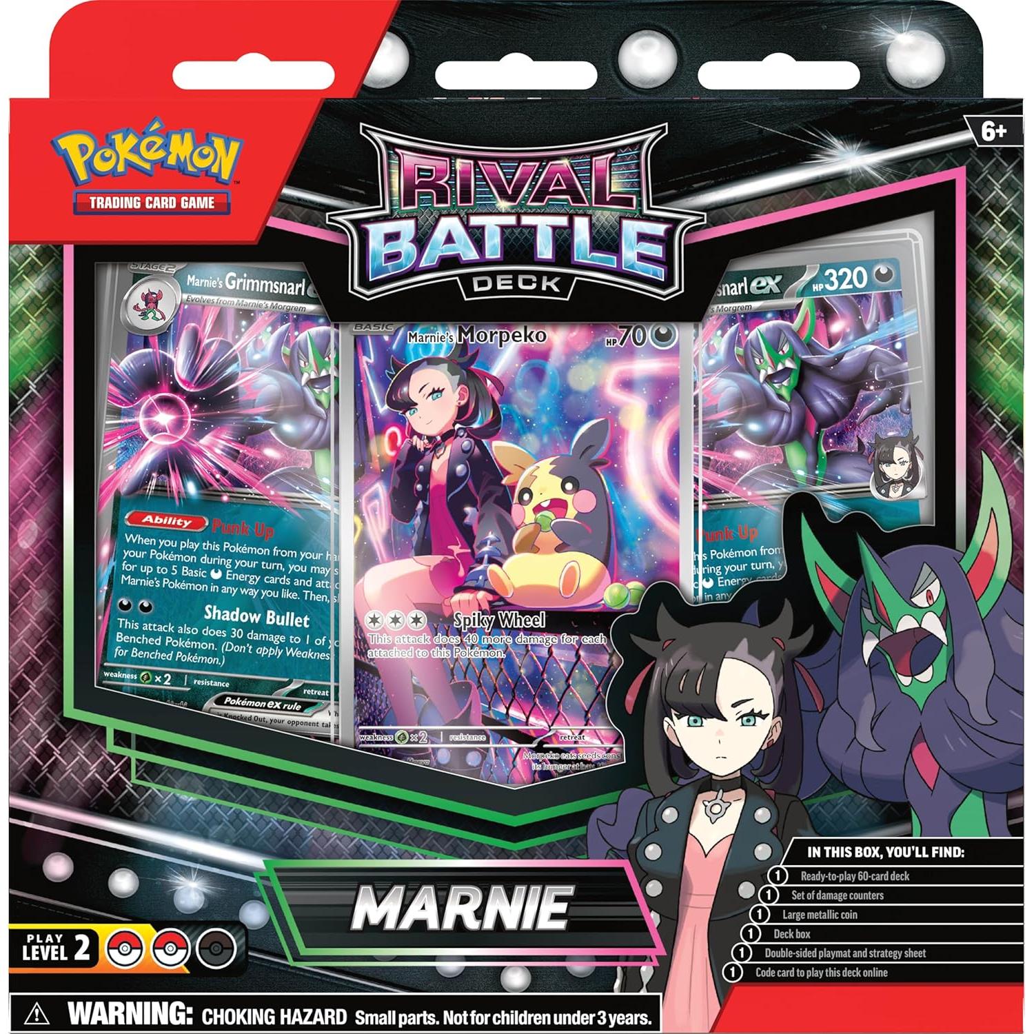 Pokémon TCG: Rival Battle Deck Marnie/Steven - 60 cartas