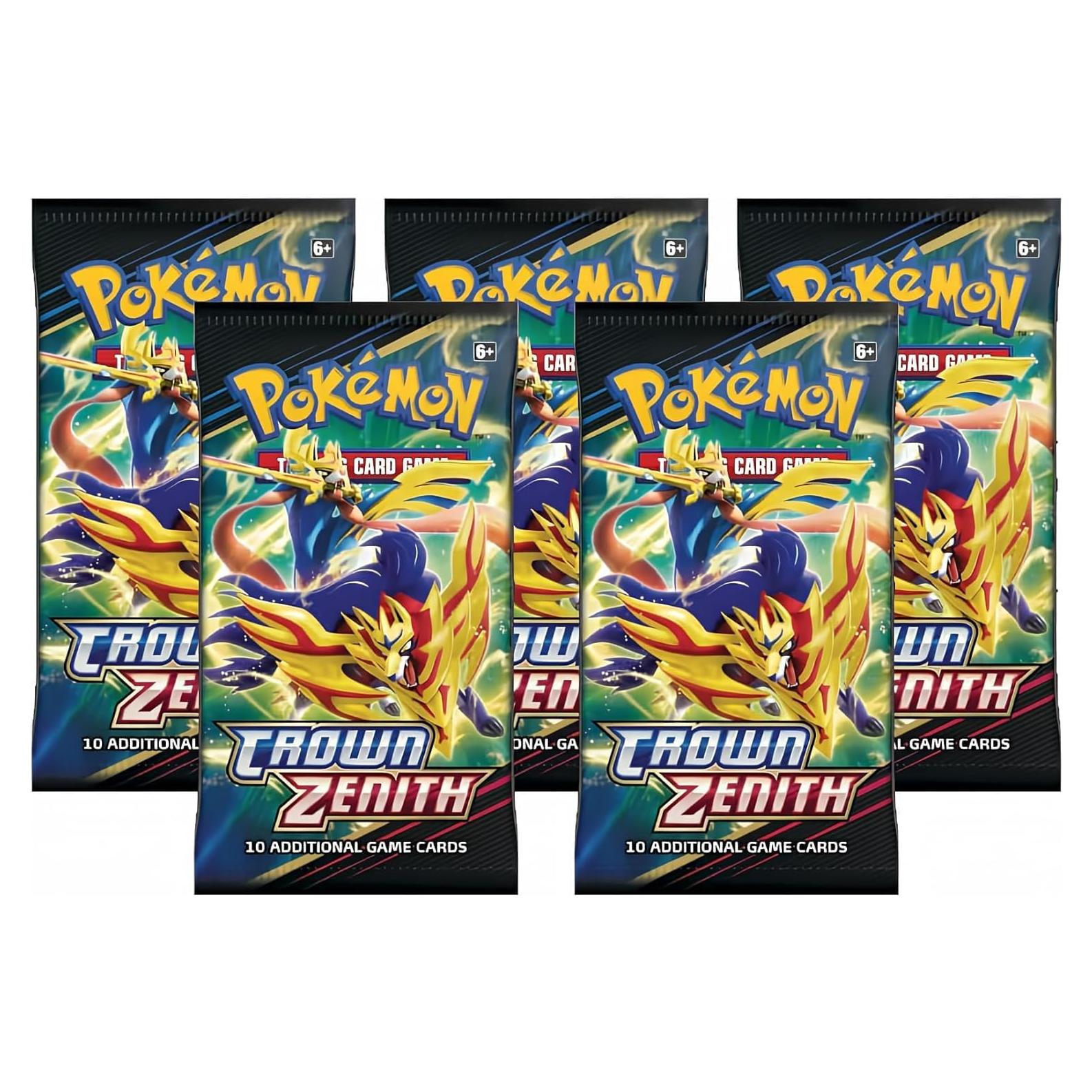 Paquete de Refuerzo Pokémon TCG Corona Zenith - 5 Unidades
